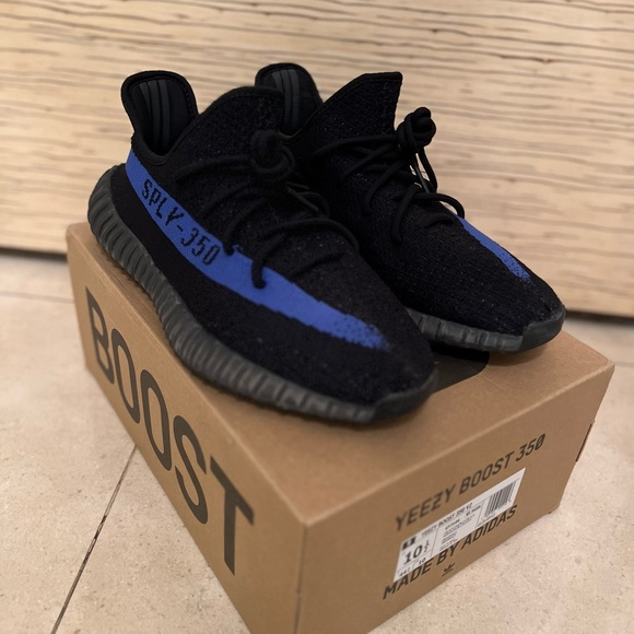 Yeezy Adidas Boost 350 V2 Dazzling Blue - Picture 3 of 5